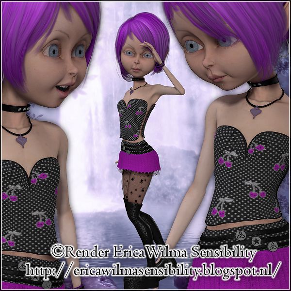 EW Gothic pink - Click Image to Close
